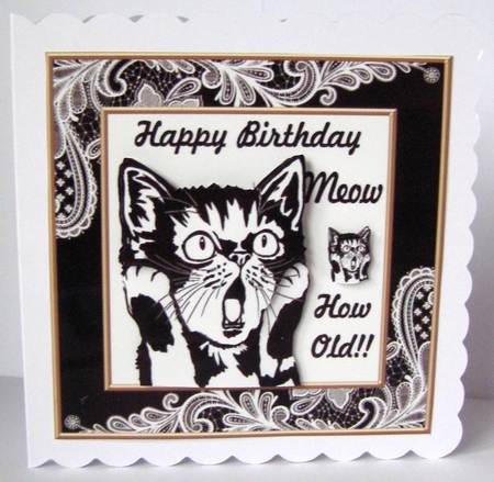 Cat birthday Design by Margaret McCartney