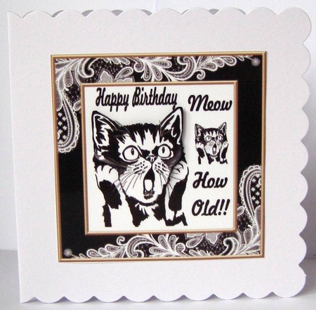 Cat birthday Design by Margaret McCartney