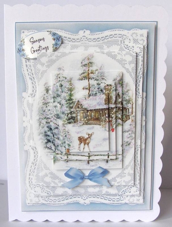 Winter Cabin in the Woods Mini Kit 1 by Margaret McCartney