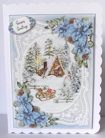 Winter Cabin in the Woods Mini Kit 2 by Margaret McCartney