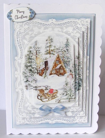Winter Cabin in the Woods Mini Kit 2 by Margaret McCartney