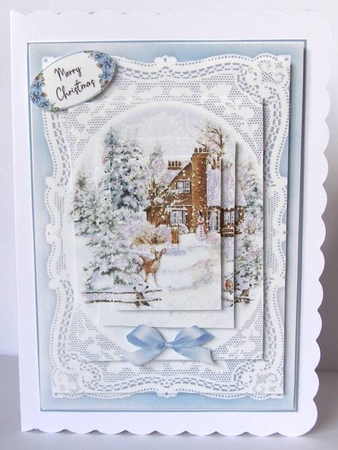 Winter Cabin in the Woods Mini Kit 3 by Margaret McCartney