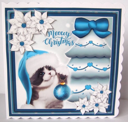 Meowy Christmas Mini Kit #10 by Margaret McCartney