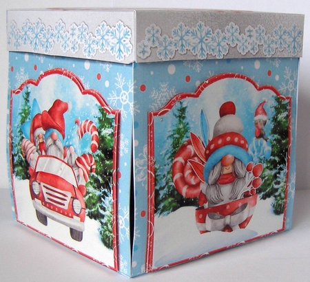 Gnomes in Winter Exploding Box Surprise Kit by Margaret McCartney