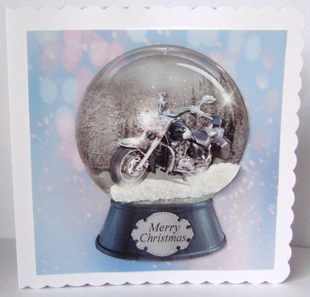 bike in a globe by Margaret McCartney