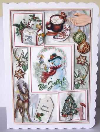 Christmas Collage 02 Mini Page Kit by Margaret McCartney