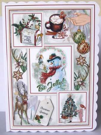 Christmas Collage 02 Mini Page Kit by Margaret McCartney
