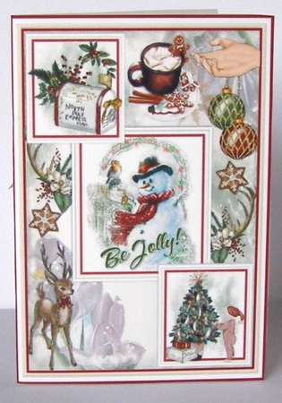 Christmas Collage 02 Mini Page Kit by Margaret McCartney
