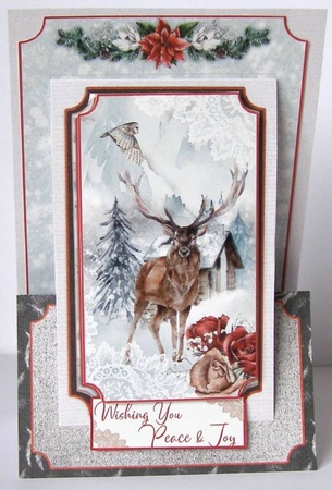 Scenes of Winter 1 - Upright Z-fold Card Mini Kit by Margaret McCartney