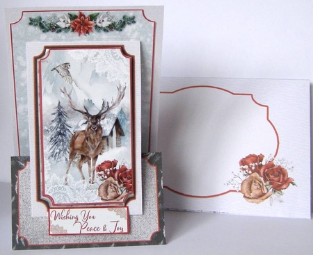 Scenes of Winter 1 - Upright Z-fold Card Mini Kit by Margaret McCartney
