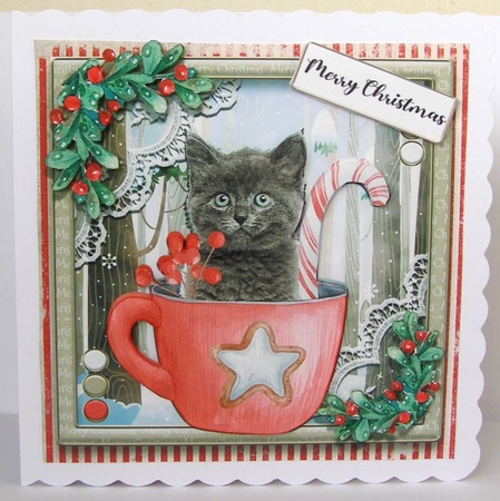 Christmas Cats kit Four  by Margaret McCartney