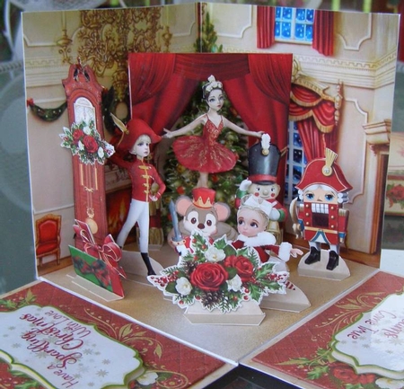 Le Ballet Casse-noisette Exploding Box Room for a Surprise Kit by Margaret McCartney