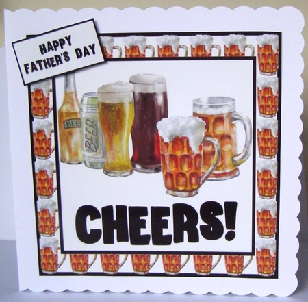 Cheers! - Beer 8x8 by Margaret McCartney