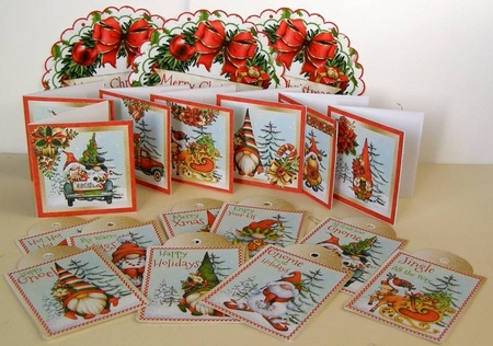 It will be Gnomely this Christmas - Christmas Accessories by Margaret McCartney