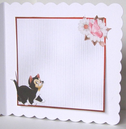 Matching blank insert for the design sheet - Crazy Cat Lady 1 by Margaret McCartney