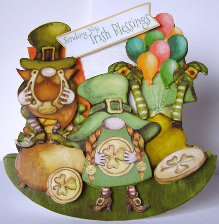 Shamrock n Roll 2 Rocker Card Mini Kit by Margaret McCartney