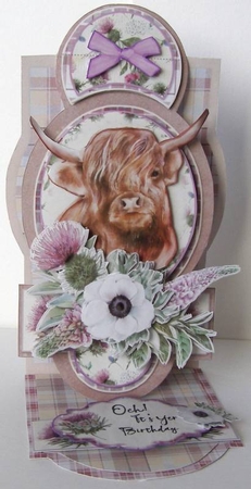 Highland Spring 1 Fold Up Easel Card Kit by Margaret McCartney