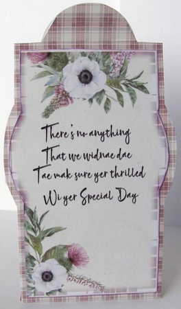 Highland Spring 1 Fold Up Easel Card Kit by Margaret McCartney