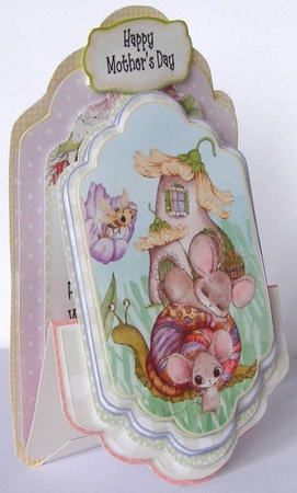 And all Things Mice 5 - Upright Z-fold Tag Card Mini Kit by Margaret McCartney