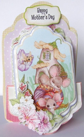 And all Things Mice 5 - Upright Z-fold Tag Card Mini Kit by Margaret McCartney