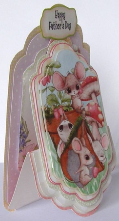 And all Things Mice 6 - Upright Z-fold Tag Card Mini Kit by Margaret McCartney
