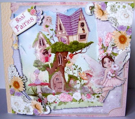Shh! Fairies Storybook Pop Up Tunnel Card & Envelope Kit by Margaret McCartney