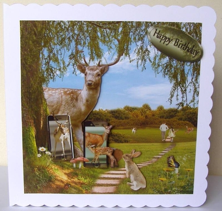 deer mobile by Margaret McCartney