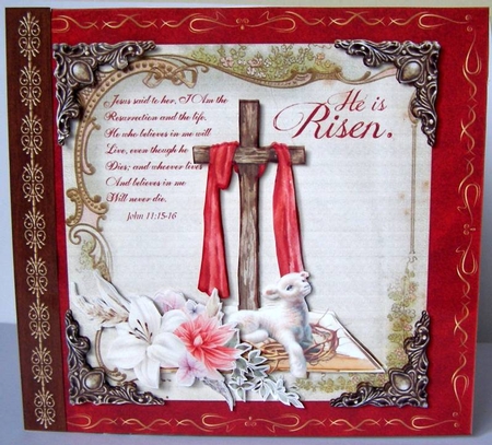 Resurrection Morning Storybook Pop Up Tunnel Card & Envelope Kit by Margaret McCartney