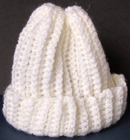Basic Crochet Beanie for Premature Babies by Margaret McCartney