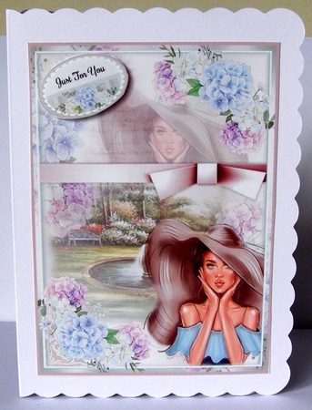 Hydrangea Beauty Mini Page Kit  by Margaret McCartney
