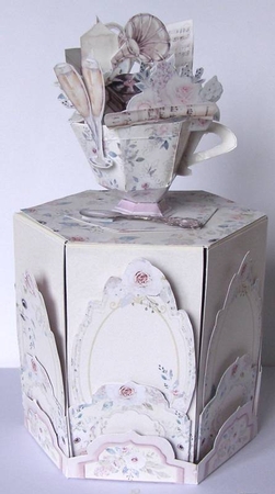 Legacy of Love - Large Hexagonal Exploding Box Surprise by Margaret McCartney