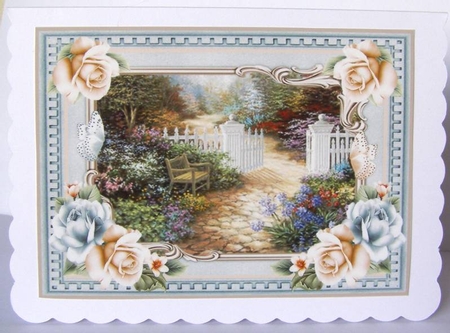 Through The Garden Gate Bumper Mini Page Kits by Margaret McCartney