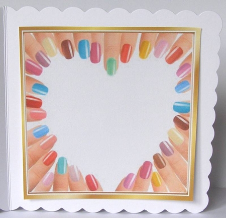 Spoilt for choice with colours PARTY TIME! 8x8 insert  by Margaret McCartney