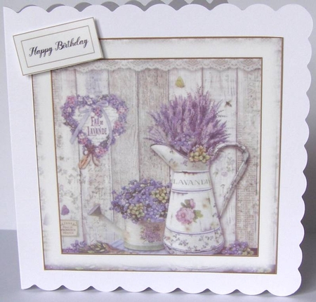 Simple Shabby Chic Lavender & Lilac 10 by Margaret McCartney