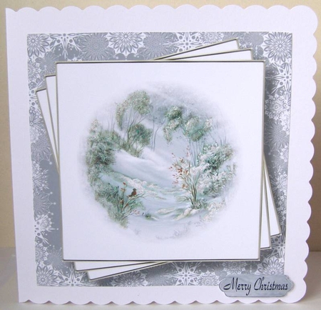 Faded Scene - Sunbeams On The Snow - No Flowers by Margaret McCartney