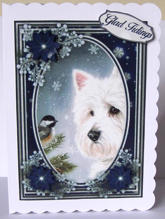 Dogs Christmas 2 5X7  Bumper Kit #1 by Margaret McCartney