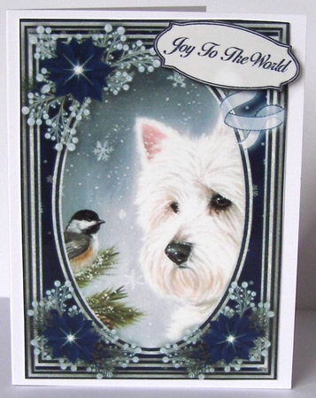 Dogs Christmas 2 5X7  Bumper Kit #1 by Margaret McCartney