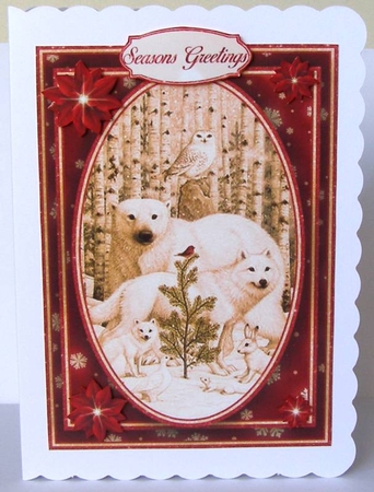 Winter Gathering 2 5X7 Mini Kit #1  by Margaret McCartney