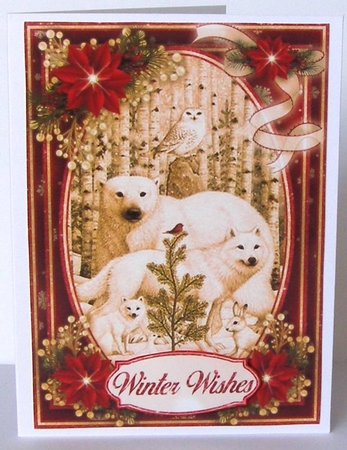 Winter Gathering 2 5X7 Mini Kit #1  by Margaret McCartney