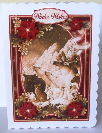 Winter Gathering 2 5X7 Mini Kit #3  by Margaret McCartney