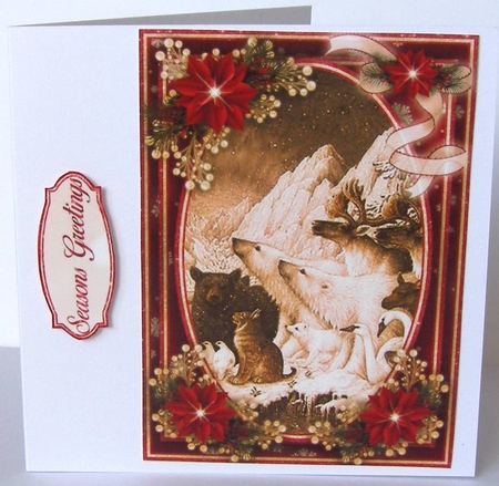 Winter Gathering 2 5X7 Mini Kit #3  by Margaret McCartney