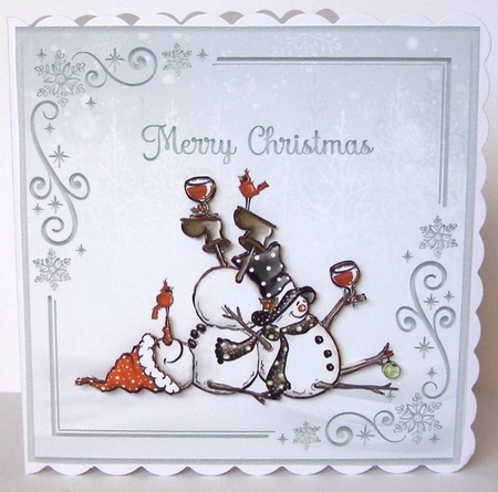 Two Tipsy Snowmen by Margaret McCartney