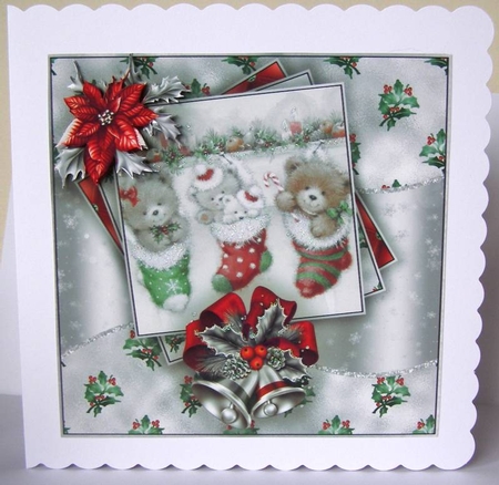 Teddy Bear Christmas Mini Kit #2    by Margaret McCartney