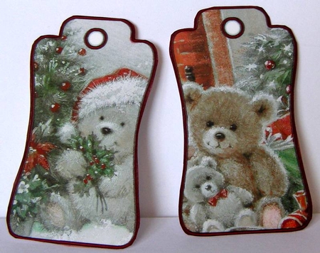 Teddy Bear Christmas Mini Kit #4    by Margaret McCartney