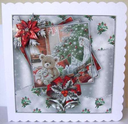 Teddy Bear Christmas Mini Kit #6    by Margaret McCartney