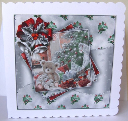 Teddy Bear Christmas Mini Kit #6    by Margaret McCartney