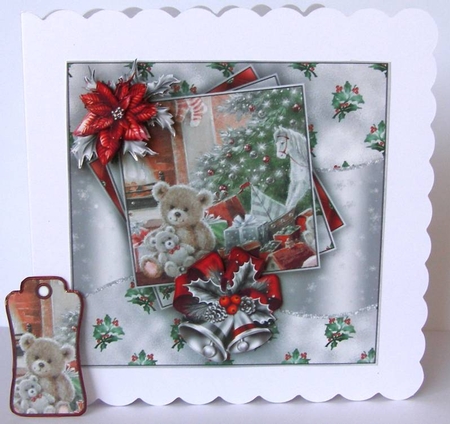 Teddy Bear Christmas Mini Kit #6    by Margaret McCartney