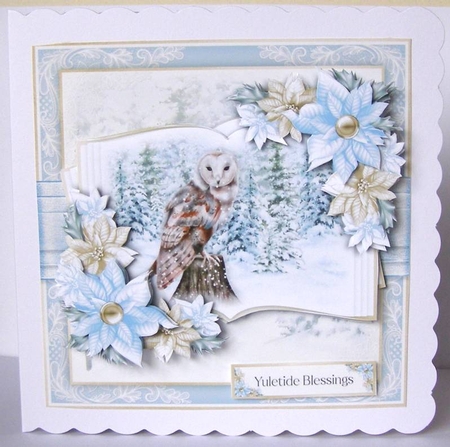 Christmas Owl Open Book 3 by Margaret McCartney
