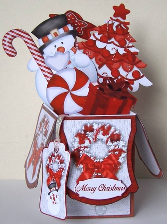 Sweet Snowman Pop Up Bumper#1   by Margaret McCartney