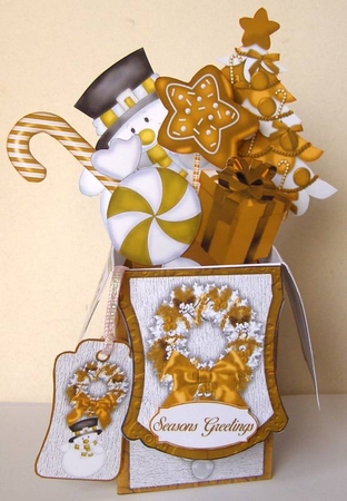 Sweet Snowman Pop Up Bumper#1   by Margaret McCartney